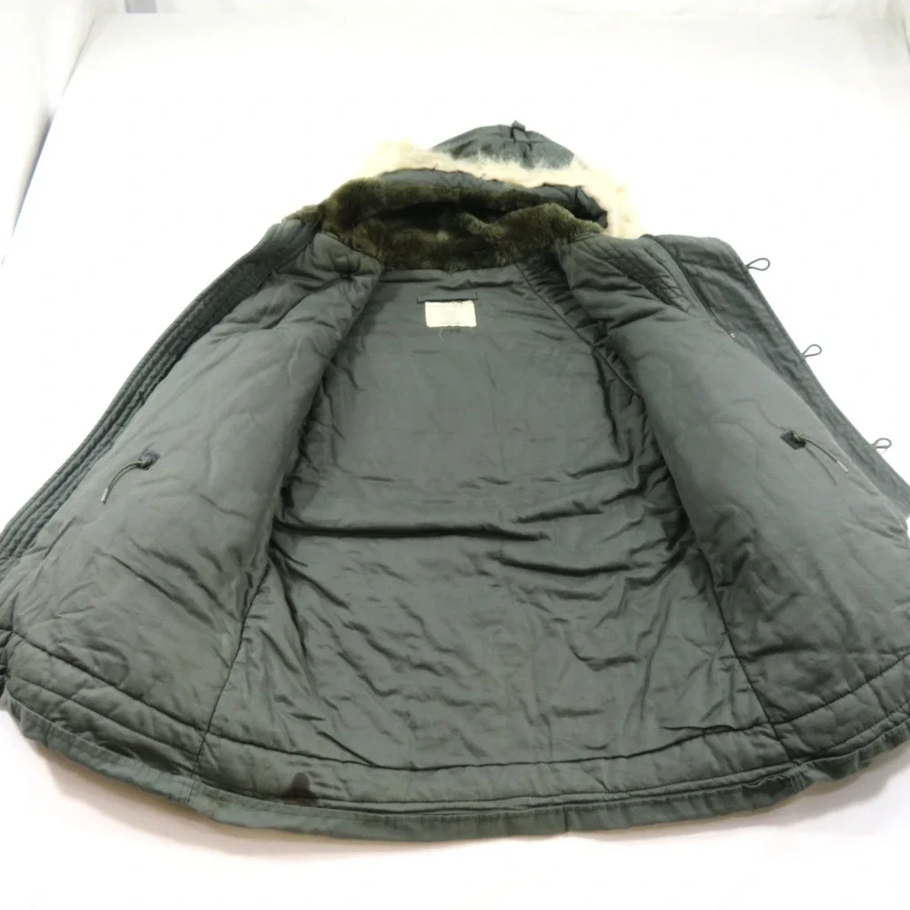 Military N-3B Parka Extreme Cold Weather Snorkel Coat Greenbrier Sz L 1980s